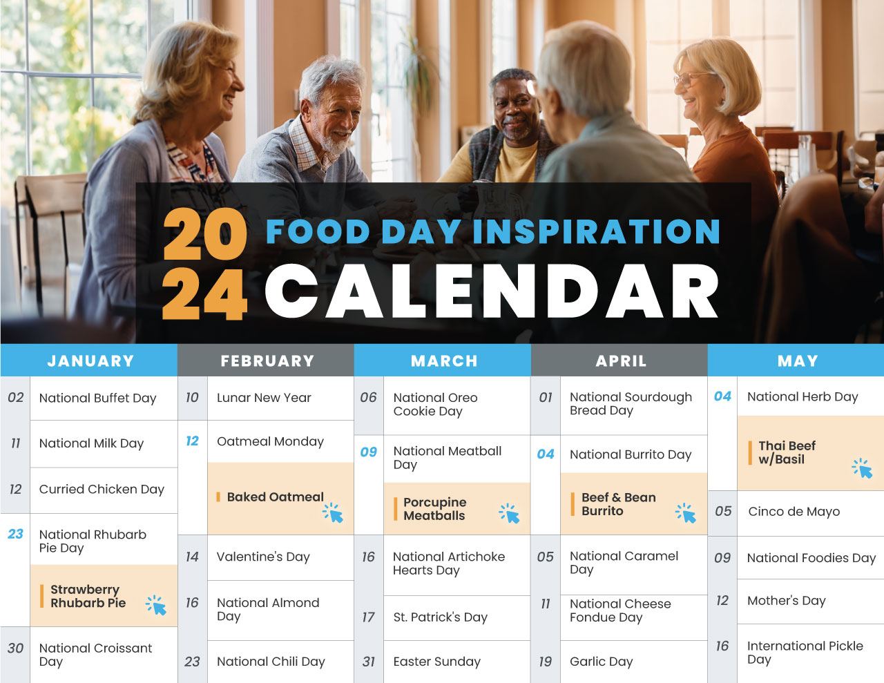 2024 Food Day Calendar